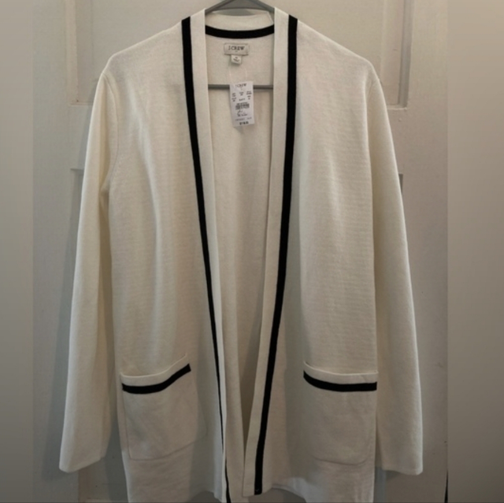 JCrew Open Front Cardigan Sweater - Medium